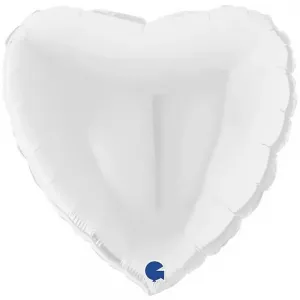 Balon Folie Inima Alba 56cm