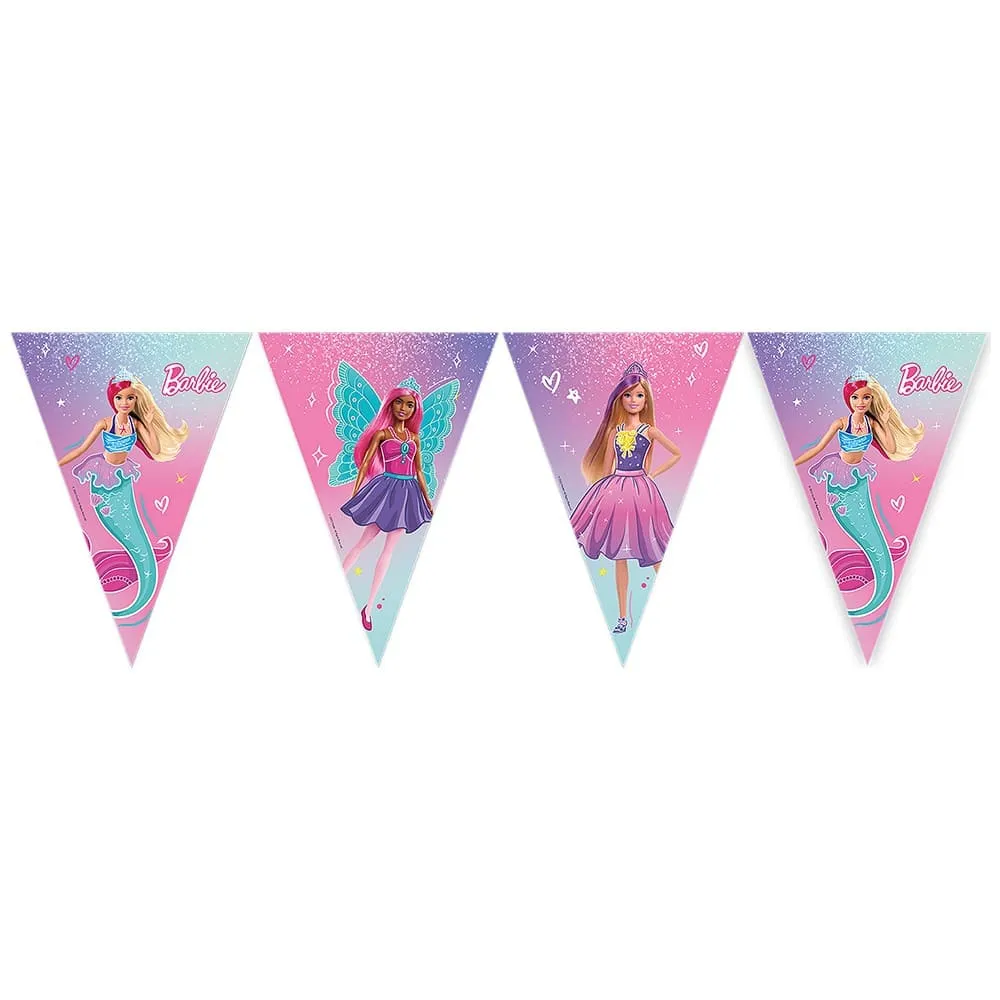Banner Petrecere Stegulete Barbie Fantasy