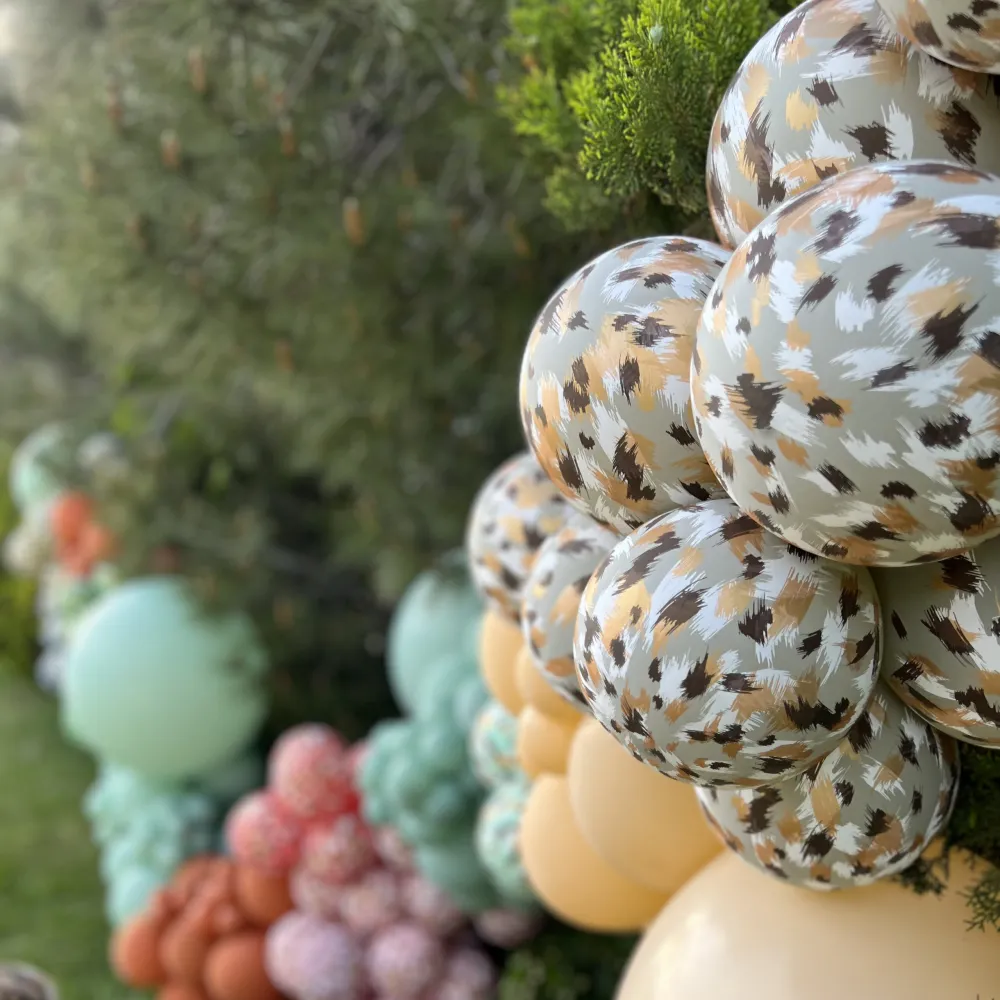 Baloane latex 30cm Safari Savanna - Stone