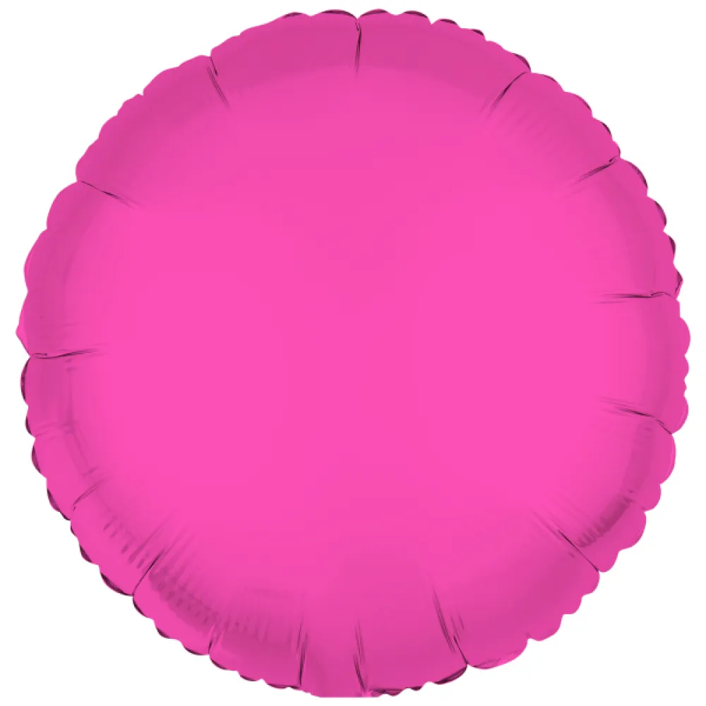 Balon Folie Rotund Roz Neon 43cm R-10032-PKG