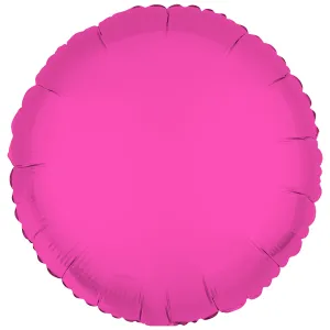 Balon Folie Rotund Roz Neon 43cm R-10032-PKG