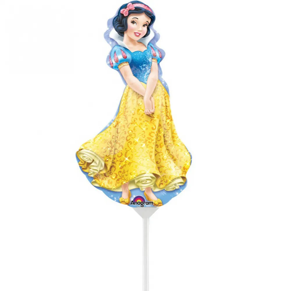 Balon Folie Mini Figurina Alba ca Zapada 19x34cm (Aer) AMS 28477 02