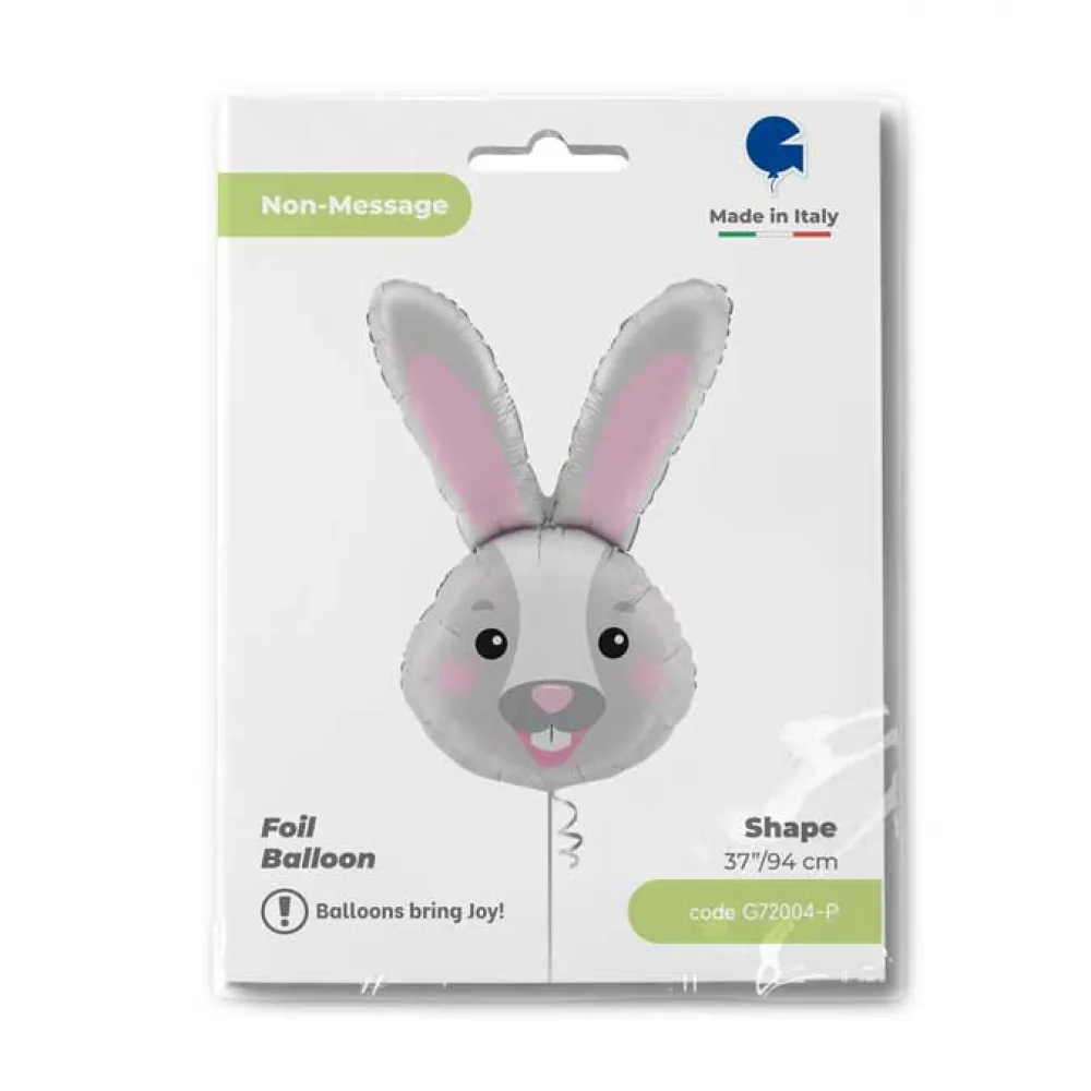 Balon Folie Figurina Cap Iepuras 94 cm Grabo