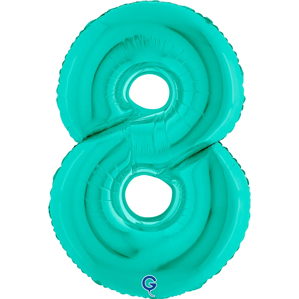 Balon Folie Cifra 8 Tiffany 102cm