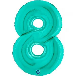 Balon Folie Cifra 8 Tiffany 102cm