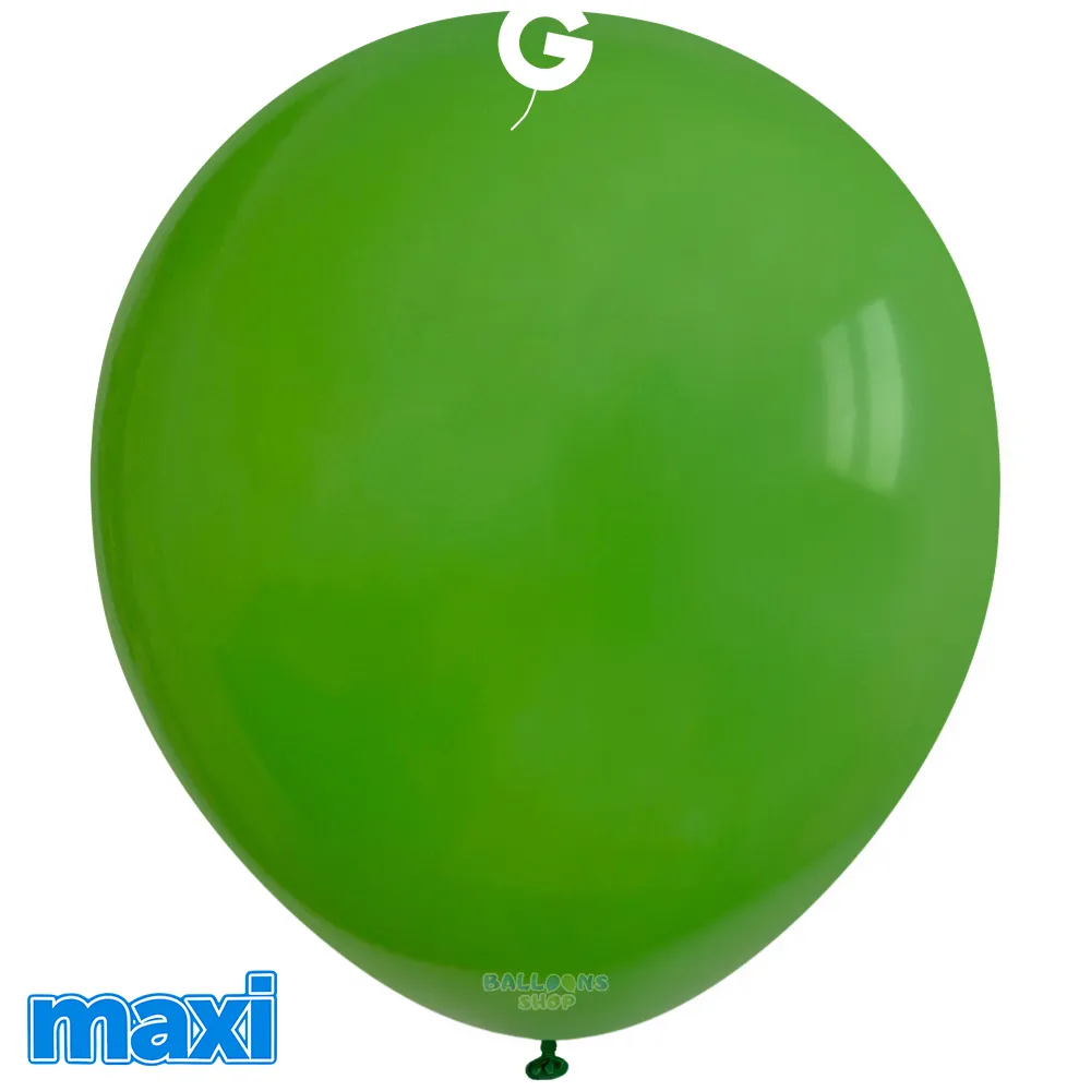 SET 250 Baloane latex 33cm Standard Verde MAXI G120.12
