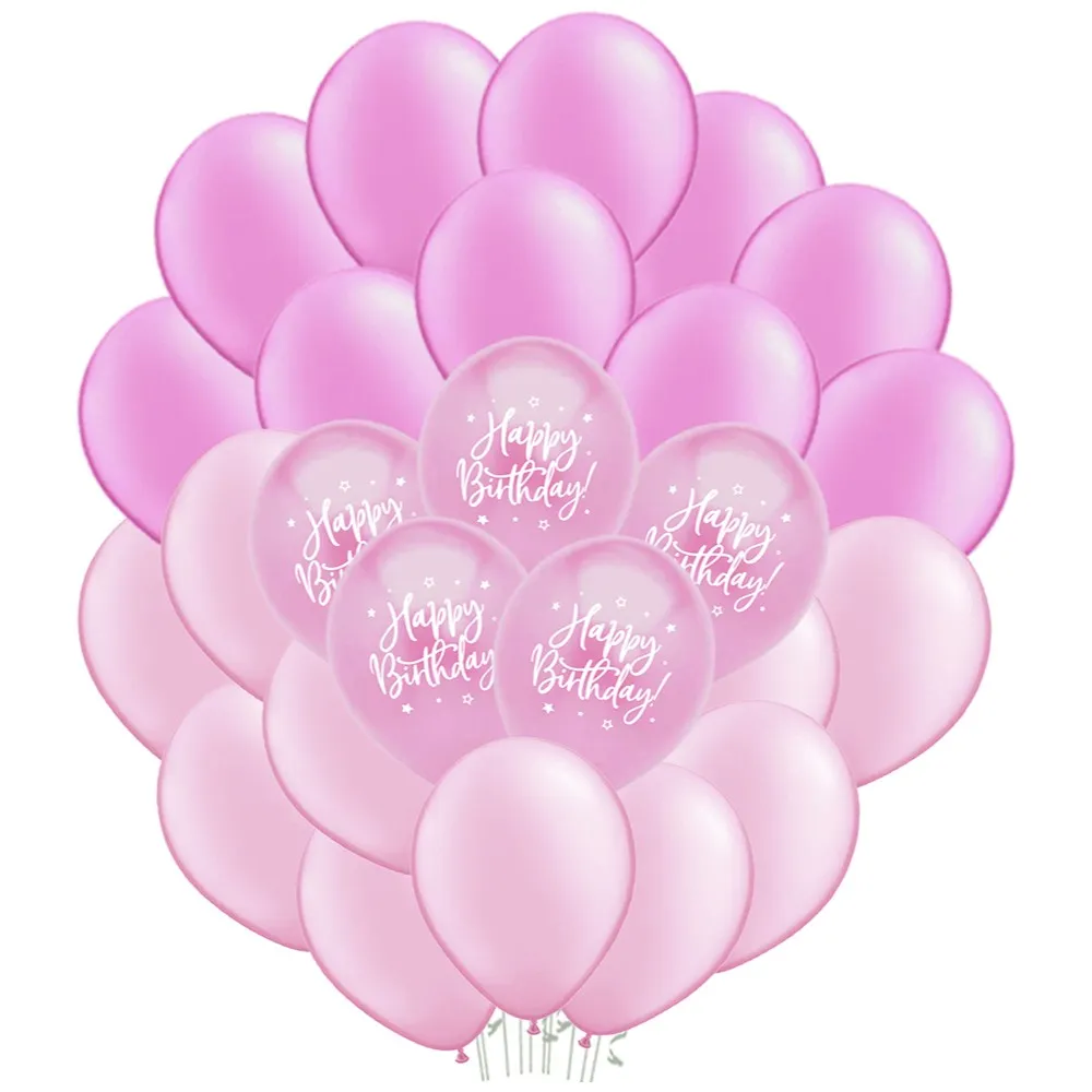 Set 25 Baloane Latex Roz si Roz Deschis 26cm 2022205 Balloons Shop