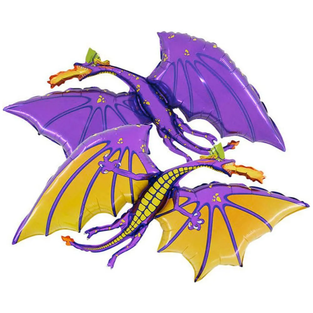 Balon Folie Figurina Dragon Mov 109 cm GRABO