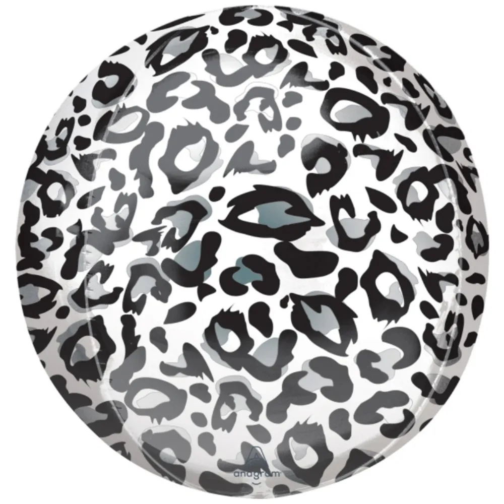 Balon Orbz Animal Print Snow Leopard 38x40cm AMS 42413