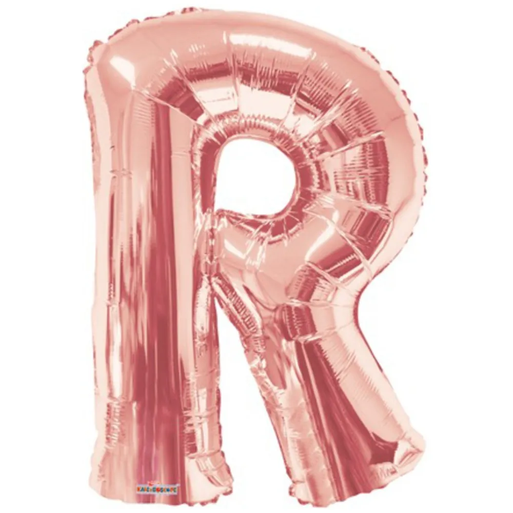 Balon folie litera R Rose-Gold 15627-34