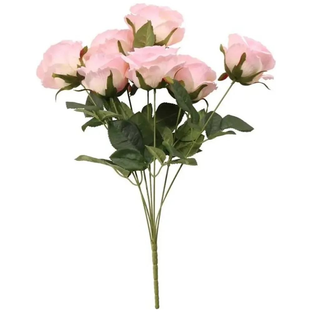 Fir 7 Trandafiri Jumbo Baby Pink Camelot 47.5x10cm