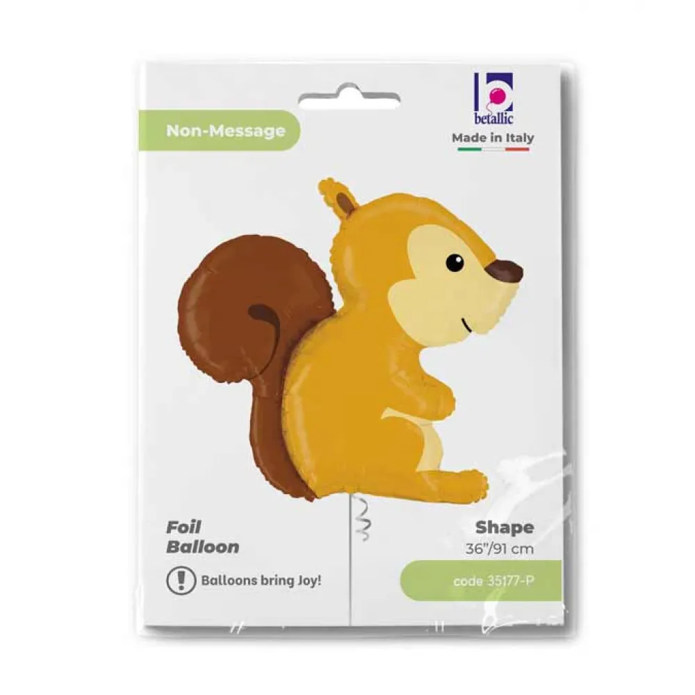 Balon Folie Figurina Woodland Veverita 74cm Grabo