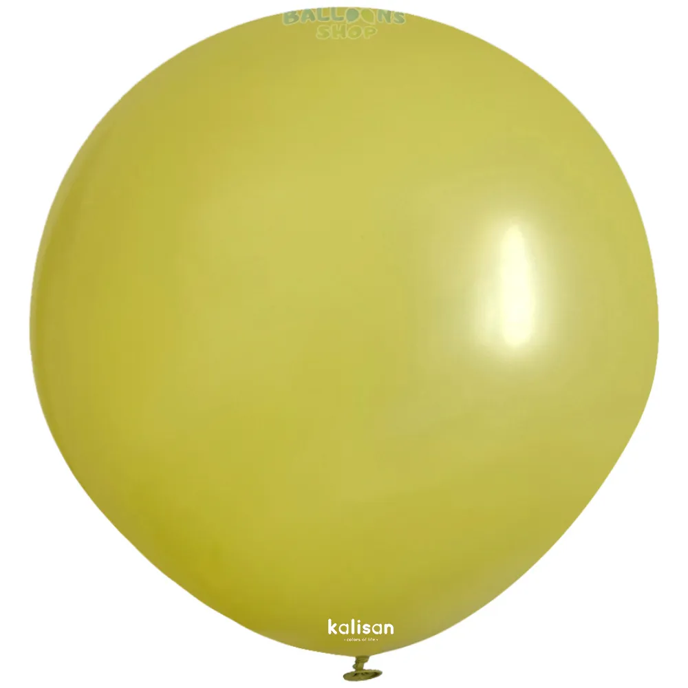 Balon Jumbo Latex 45cm Olive Retro 8009