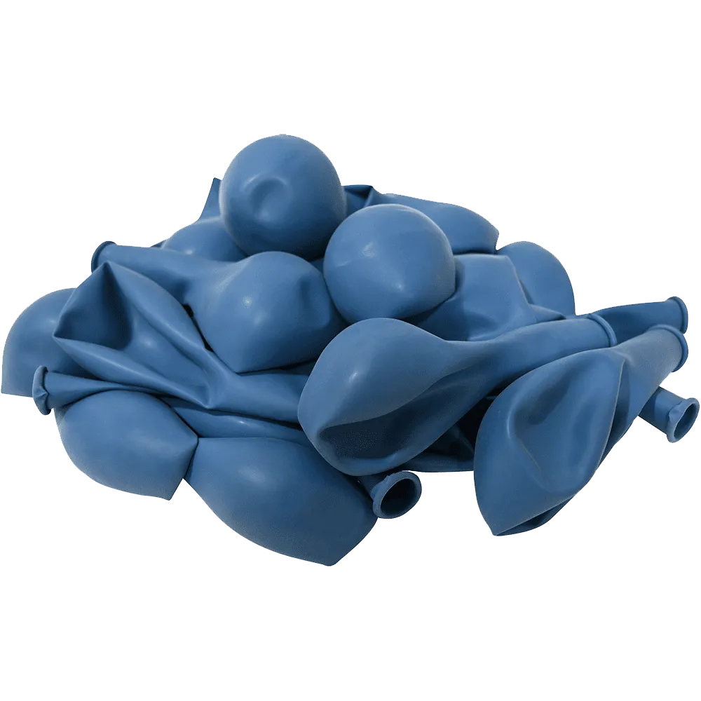 Balon Latex Jumbo 45cm Standard Ocean Blue -44