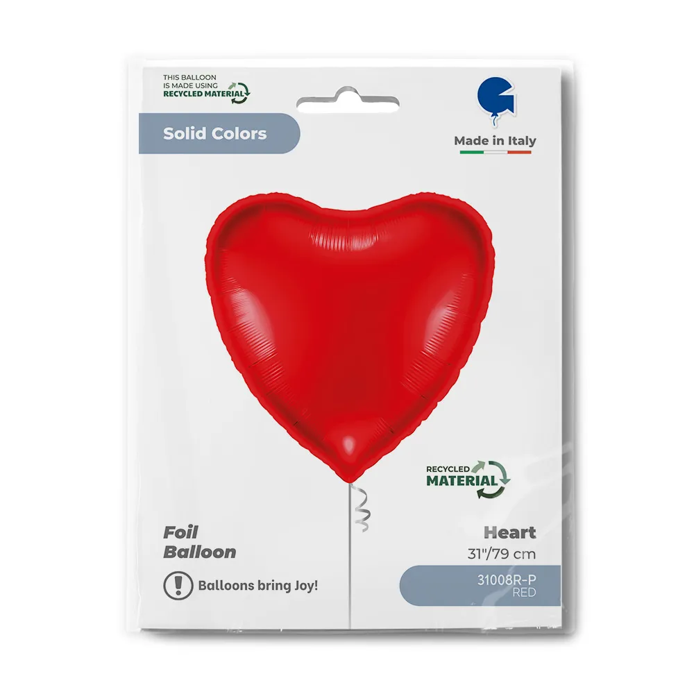 Balon Folie Inima Rosie 79cm
