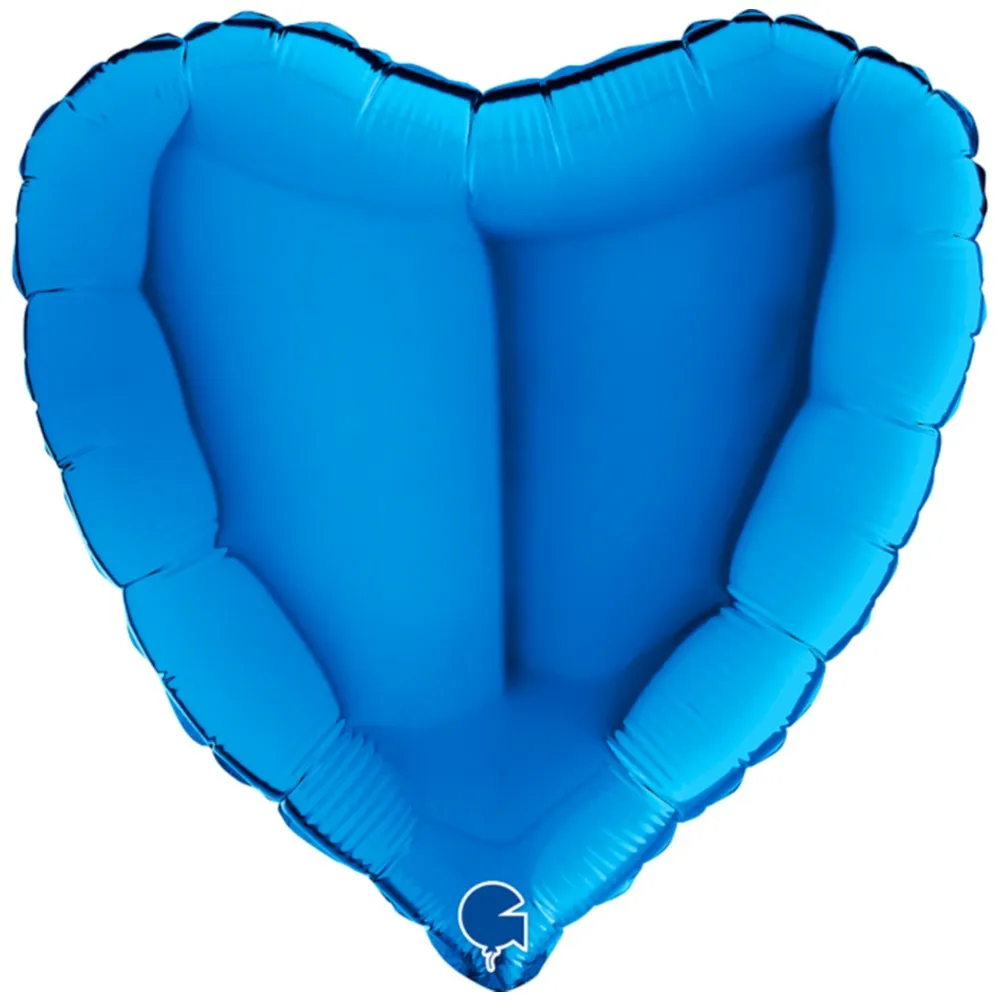 Balon Folie Inima Albastra 46 cm Grabo