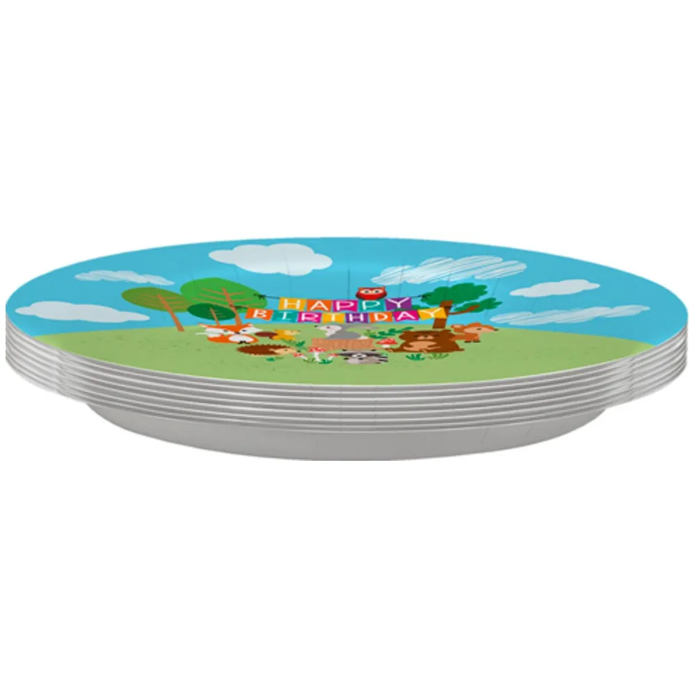 Set 8 Farfurii Woodland 22.7cm Grabo