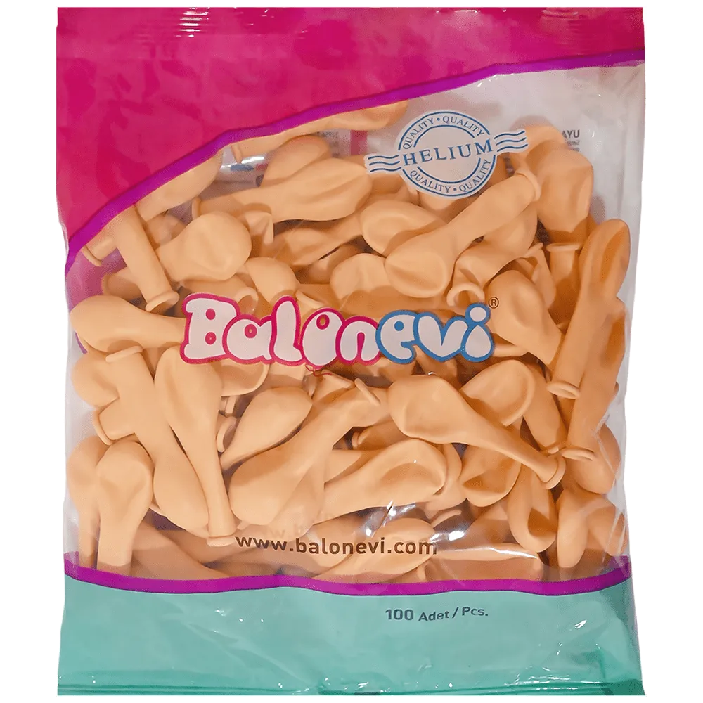 Baloane latex 13cm Macaron Somon -17