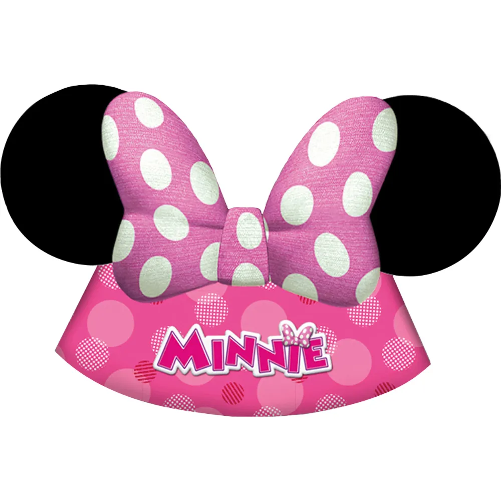Set 6 Coifuri petrecere Disney Minnie Happy Helpers