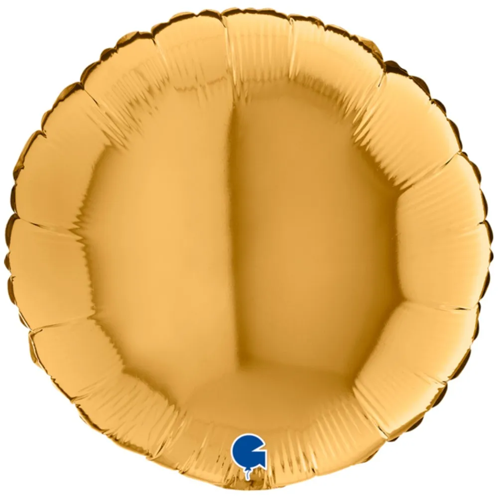 Balon Folie Rotund Auriu 46 cm Grabo