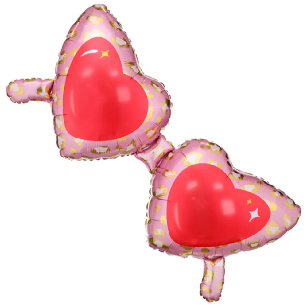 Balon Folie Figurina Ochelari de soare cu inimioare 115.5x52cm Party Deco