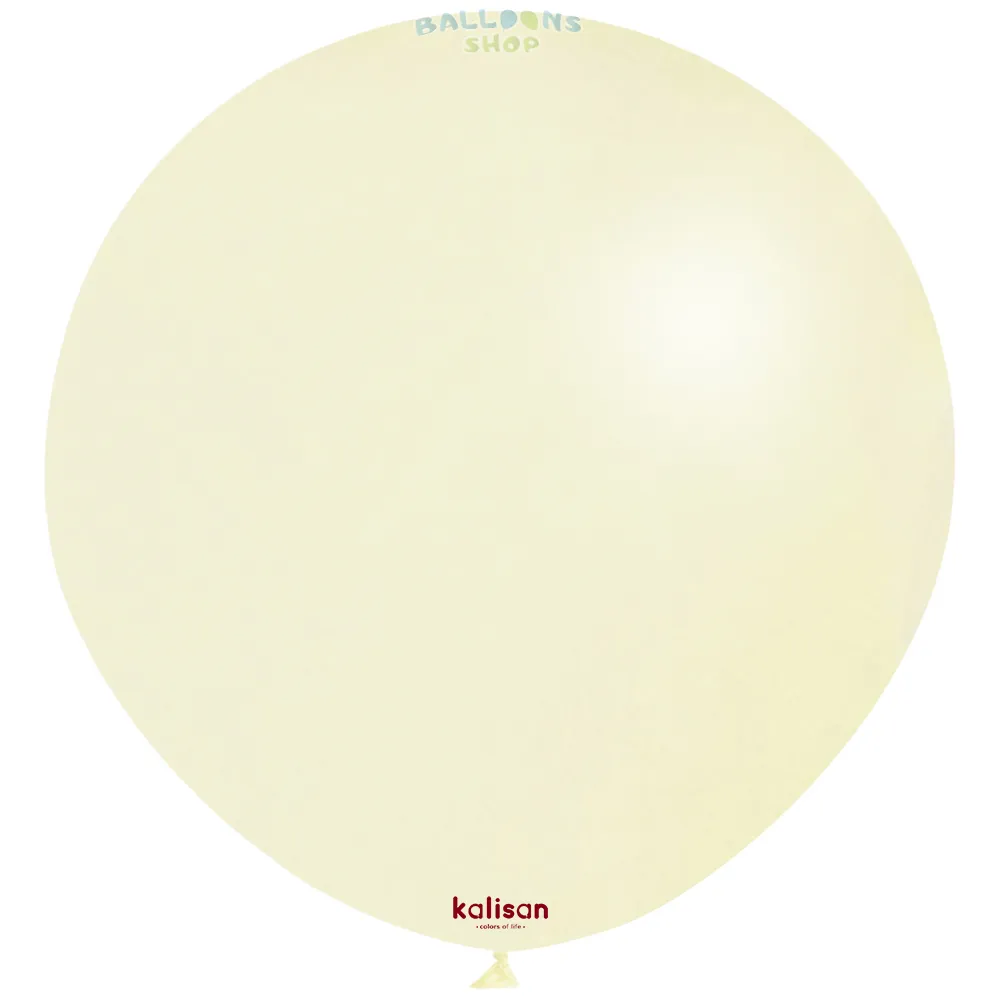 Balon Jumbo Latex 45cm Macaron Pale Yellow 3008