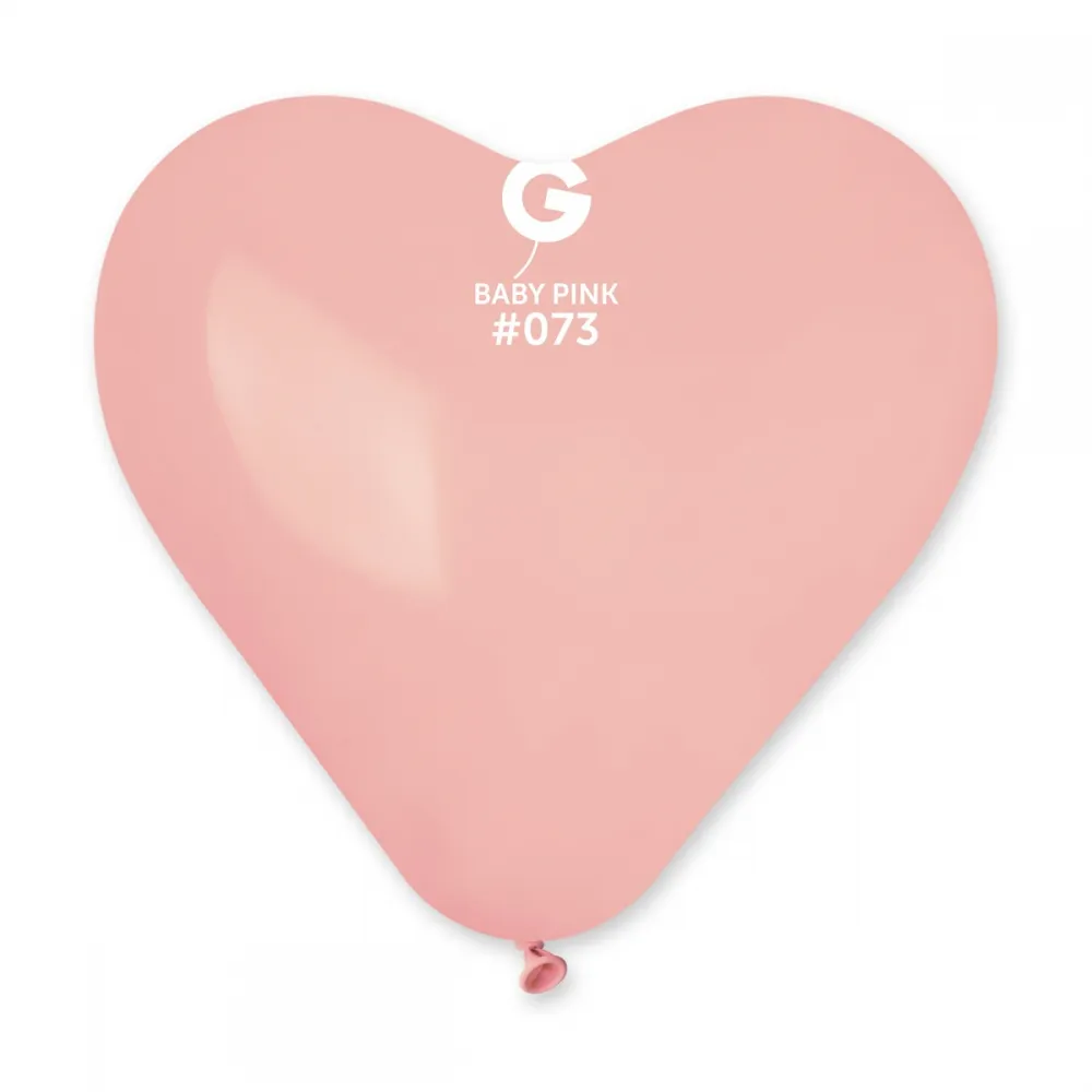 Baloane Latex Inima 30cm Macaron Baby Pink CR12.73
