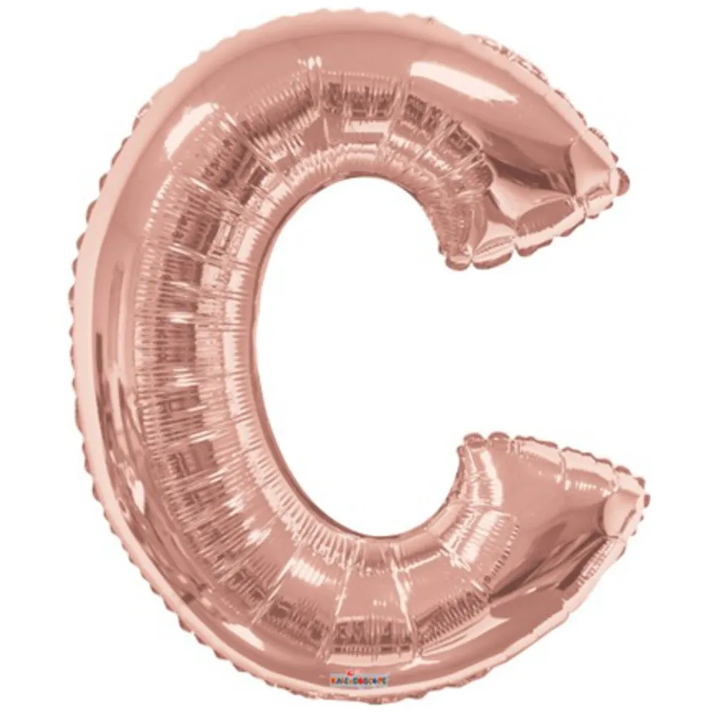 Balon folie litera C Rose-Gold 15612-34