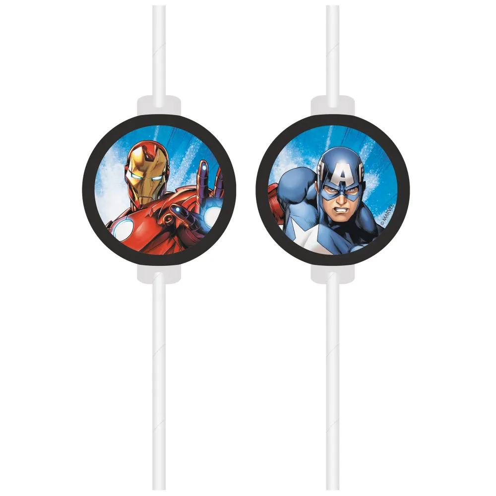 Set 4 Paie de Bautura cu medalion Avengers Evergreen