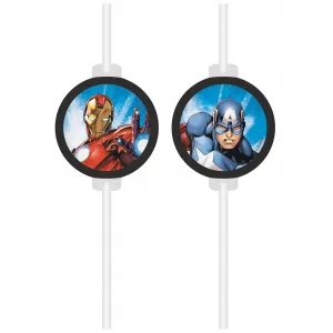 Set 4 Paie de Bautura cu medalion Avengers Evergreen