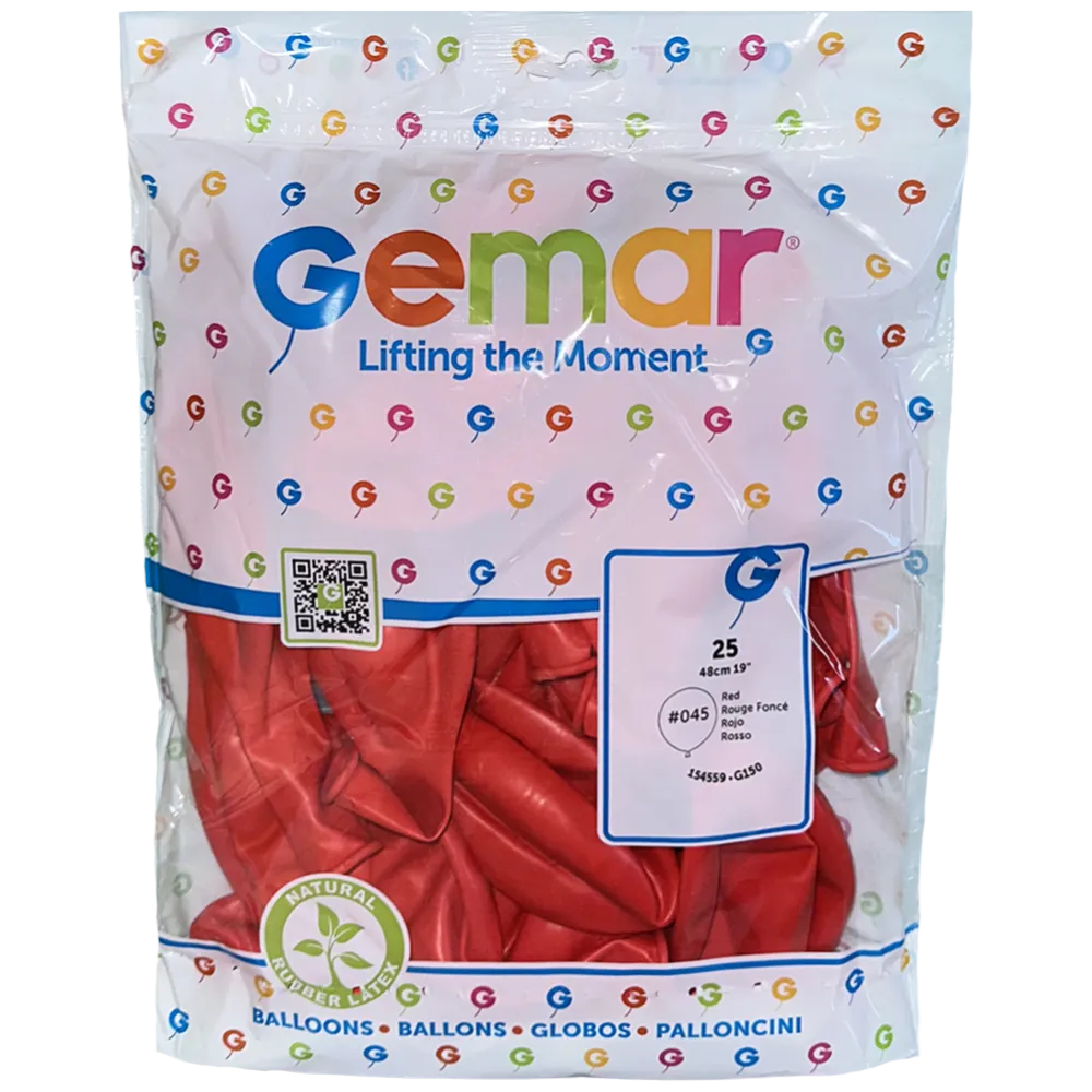 Balon Latex Mini Jumbo 48cm Standard Rosu G19.45