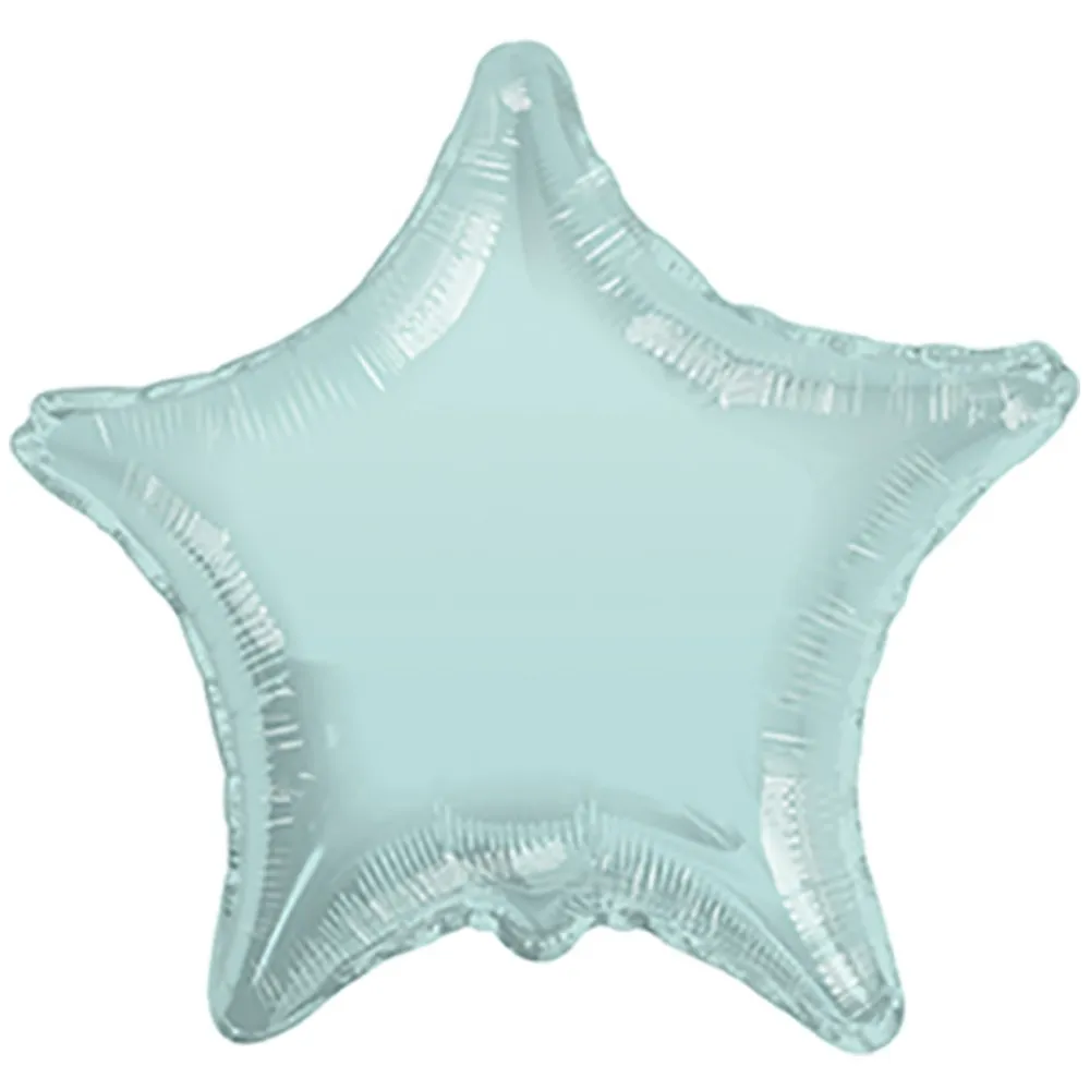 Balon Folie Stea Macaron Aqua 45cm
