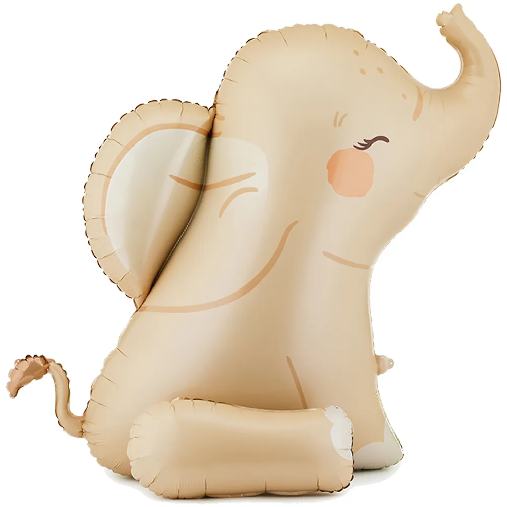 Balon Folie Figurina Elefant Crem 84x90cm