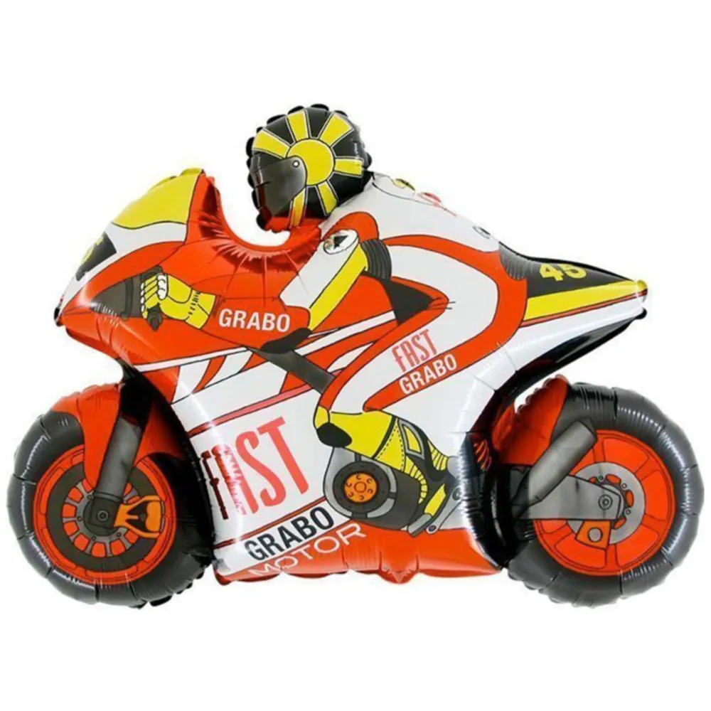 Balon Folie Figurina Motocicleta Curse Rosie 74cm Grabo