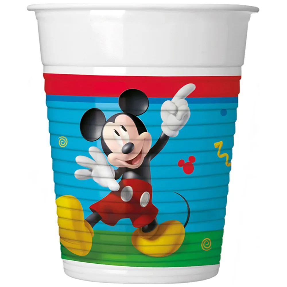 Set 8 Pahare Petrecere 200ml Disney Mickey Rock the House