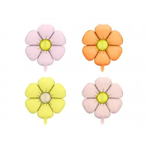 Set 4 Baloane Folie Margarete Colorate ( AER ) 45cm