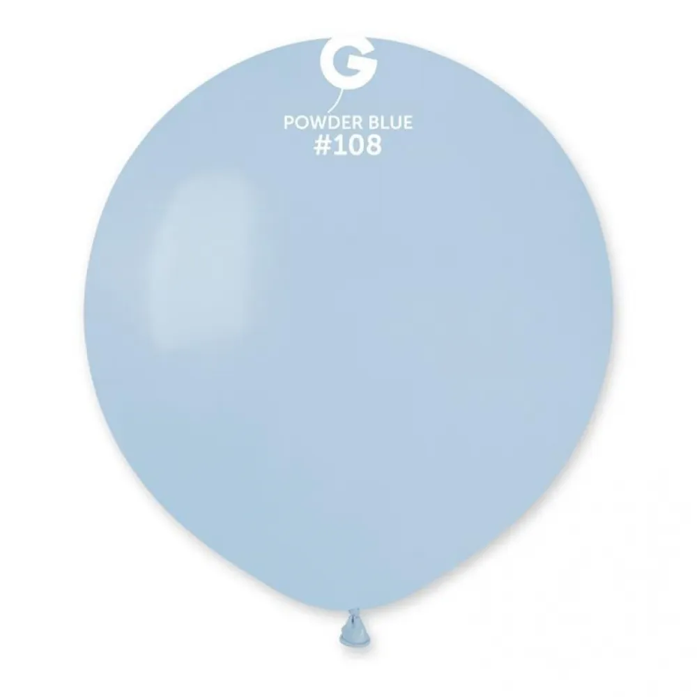 Balon Latex Mini Jumbo 48cm Powder Blue G19.108