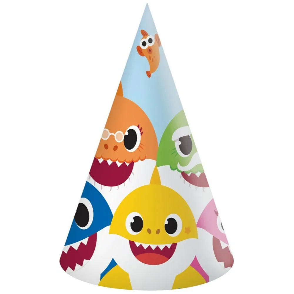 Set 6 Coifuri petrecere Baby Shark