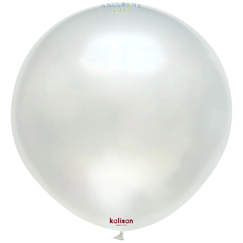Balon Jumbo Latex 45cm Pearl White 7001