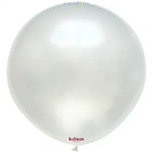 Balon Jumbo Latex 45cm Pearl White 7001