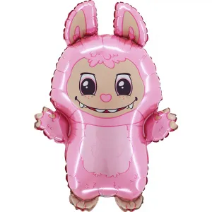 Balon Folie Figurina Labubu Pink 70cm