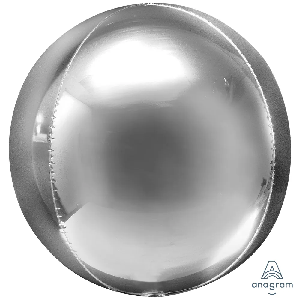 Orbz Balon Folie Silver 38x40cm ANAGRAM 2820101