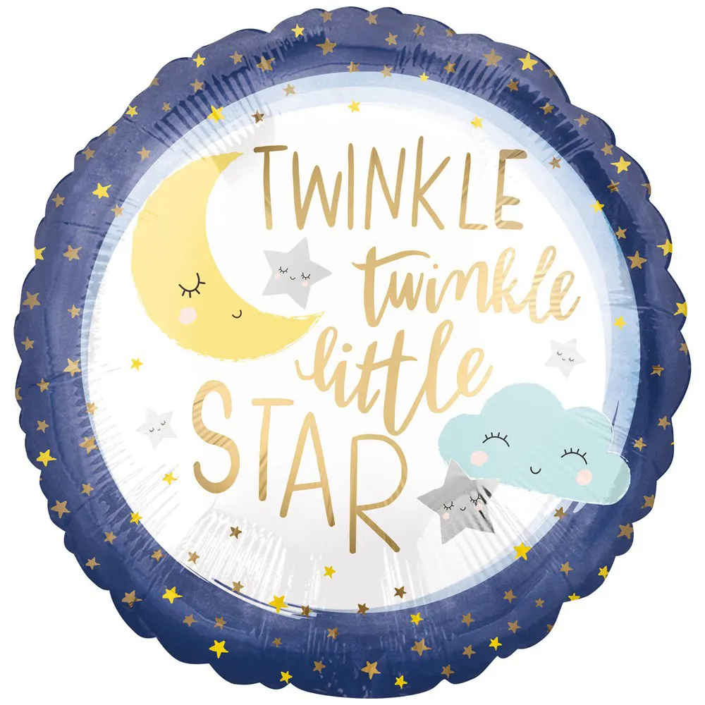 Balon Folie Twinkle Little Star 45cm AMS 38506 01