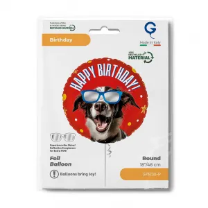 Balon Folie Rotund Cool Doggy 46cm