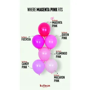SET 50 Baloane latex 30cm Magenta Standard 2359