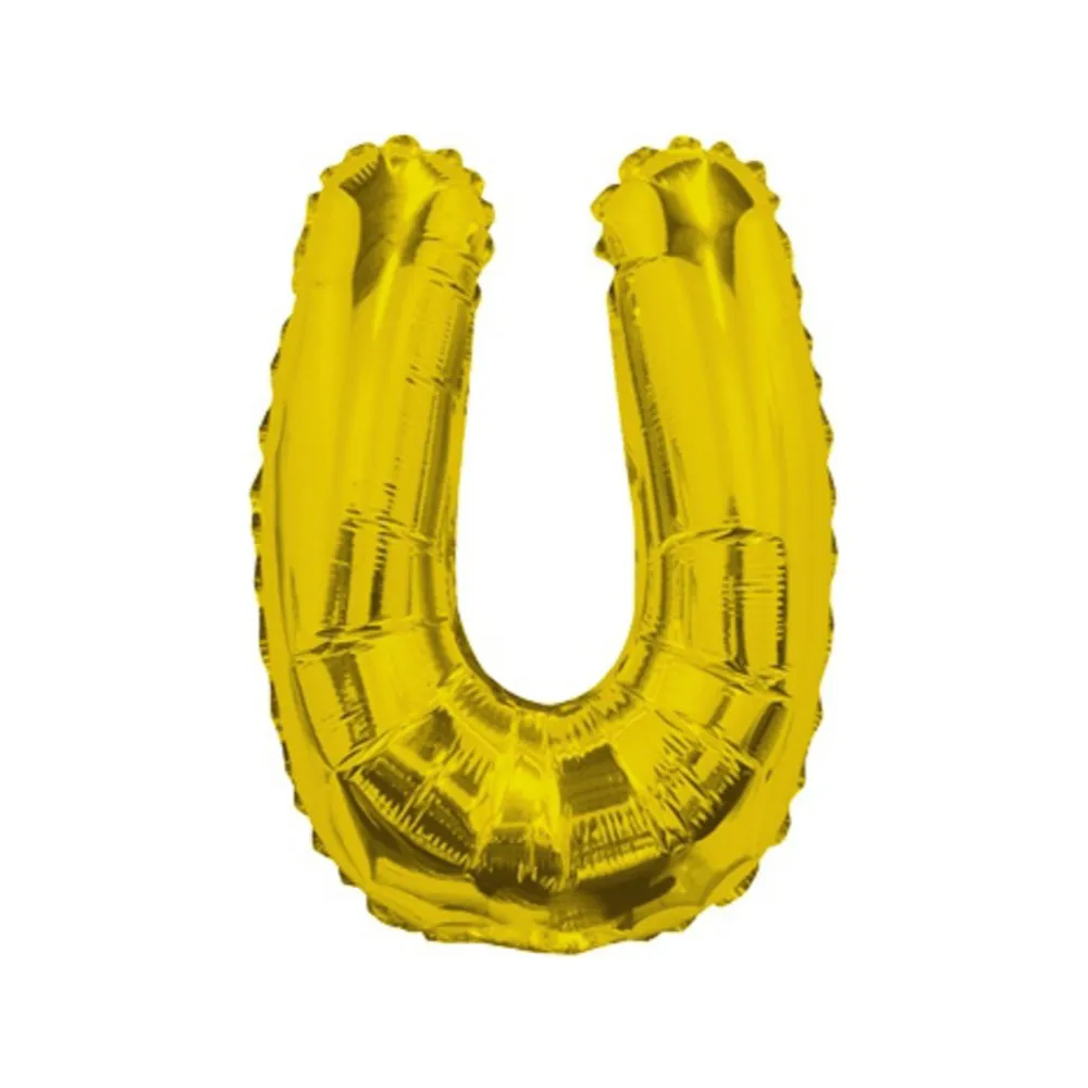 Balon folie 35cm Litera U AURIU 35089-14