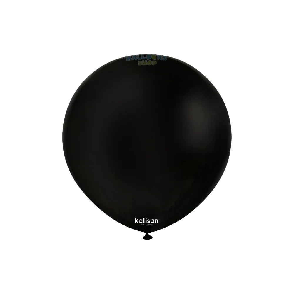 Baloane latex 13cm Negru Standard 2332