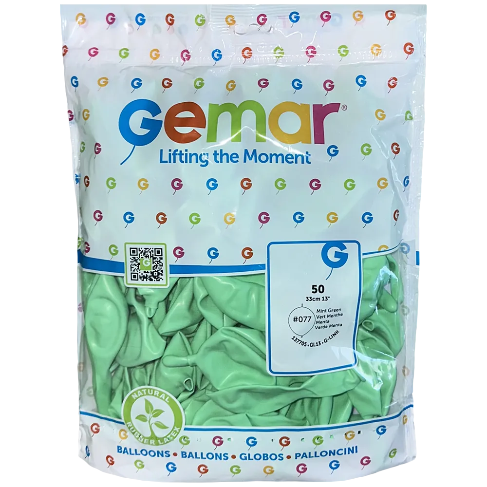 Baloane Latex G-Link 33cm Macaron Mint Green GL13.77