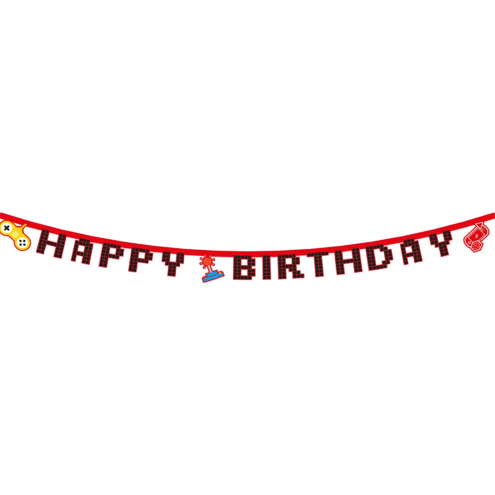 Banner Petrecere Happy Birthday Gaming