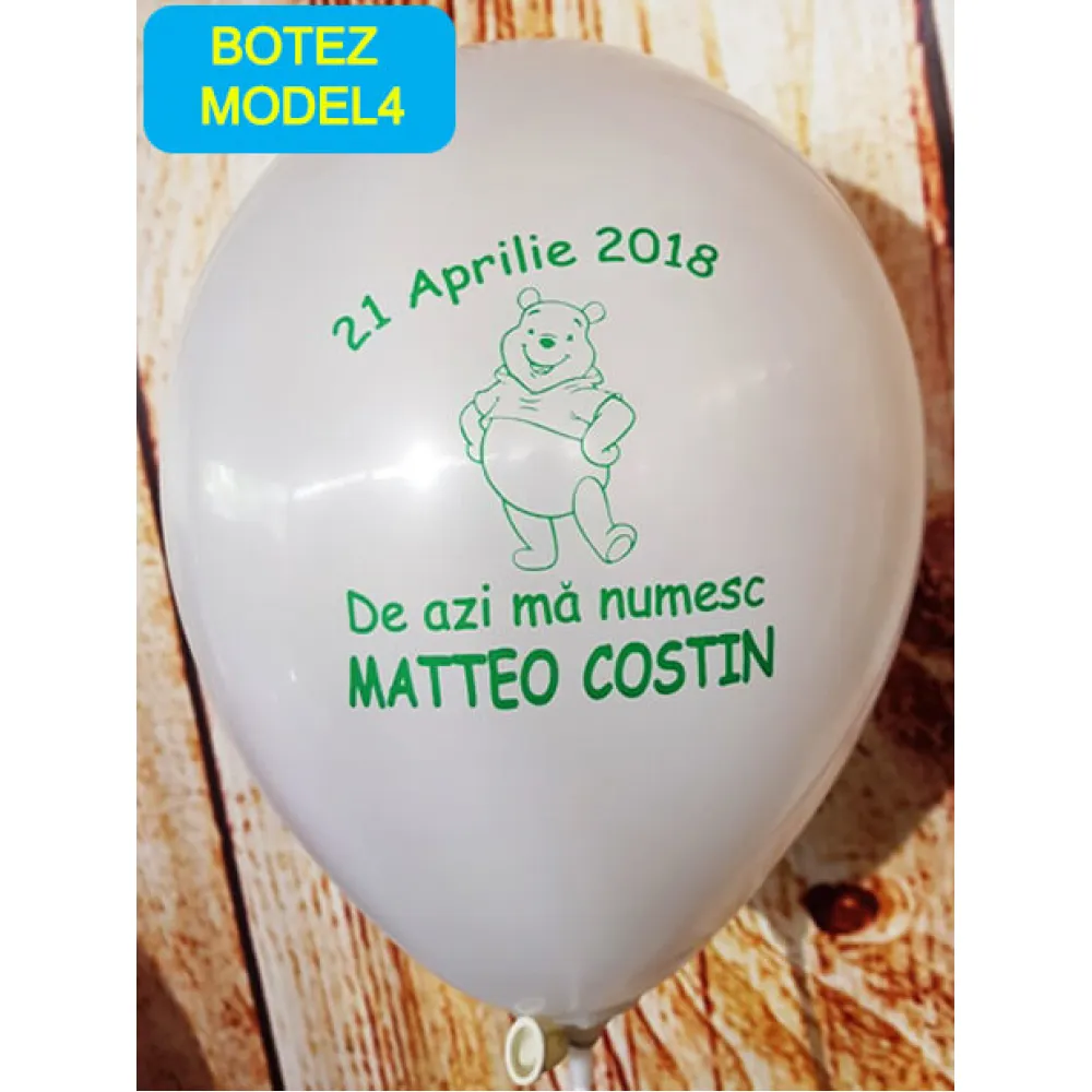 Baloane personalizate botez-BM4